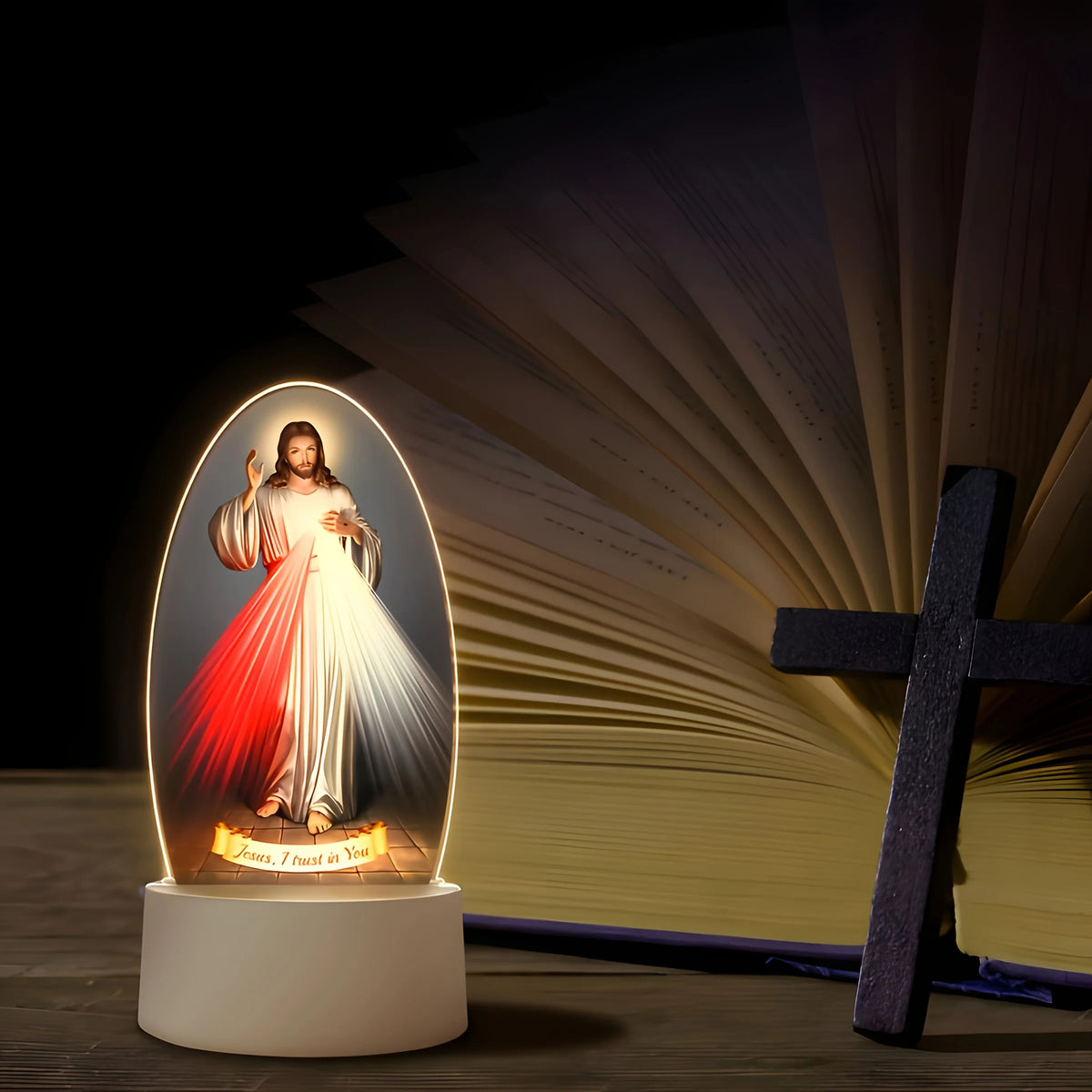 Divine Mercy Jesus Lamp