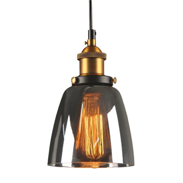 Antique Vintage Glass Pendant Light