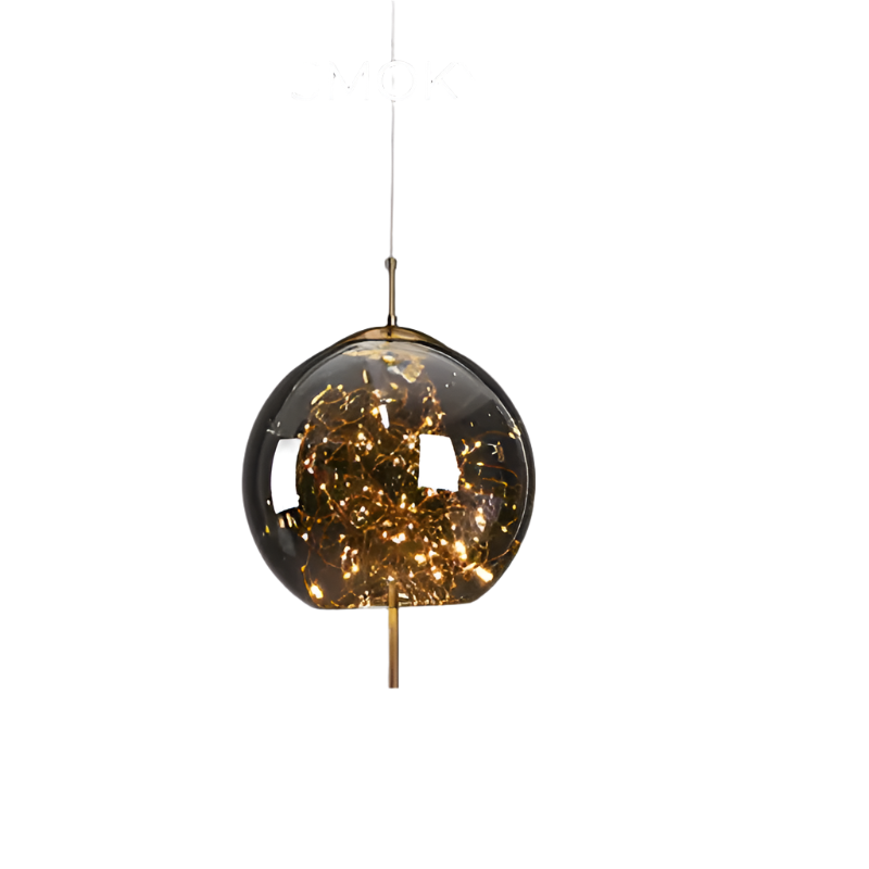 Essence Brown Glass Pendant Light