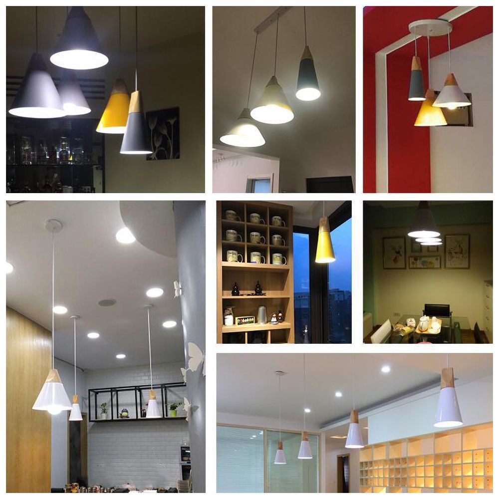 Bardais Wooden Pendant Lights