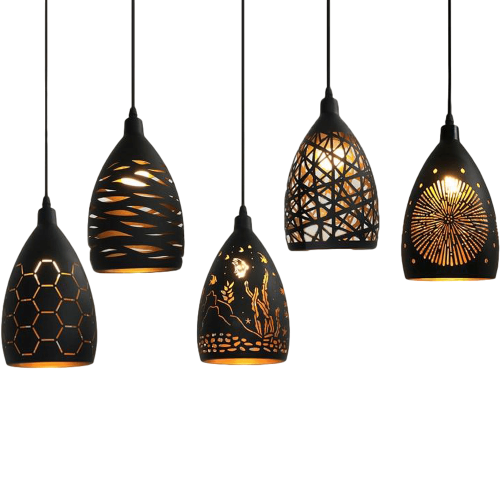 Besson Patterned Metal Pendant Lights