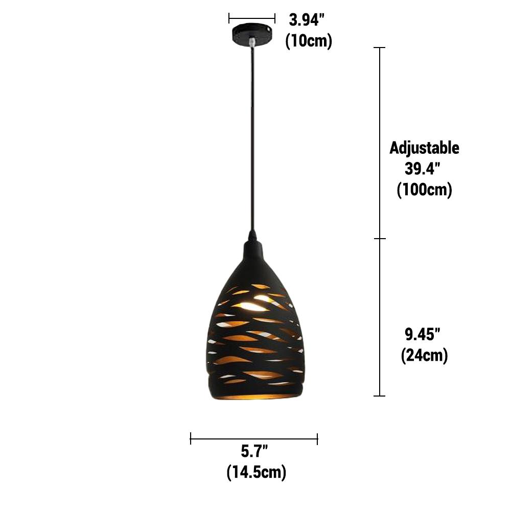 Besson Patterned Metal Pendant Lights