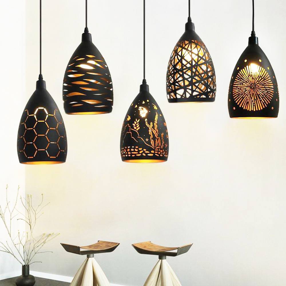 Besson Patterned Metal Pendant Lights