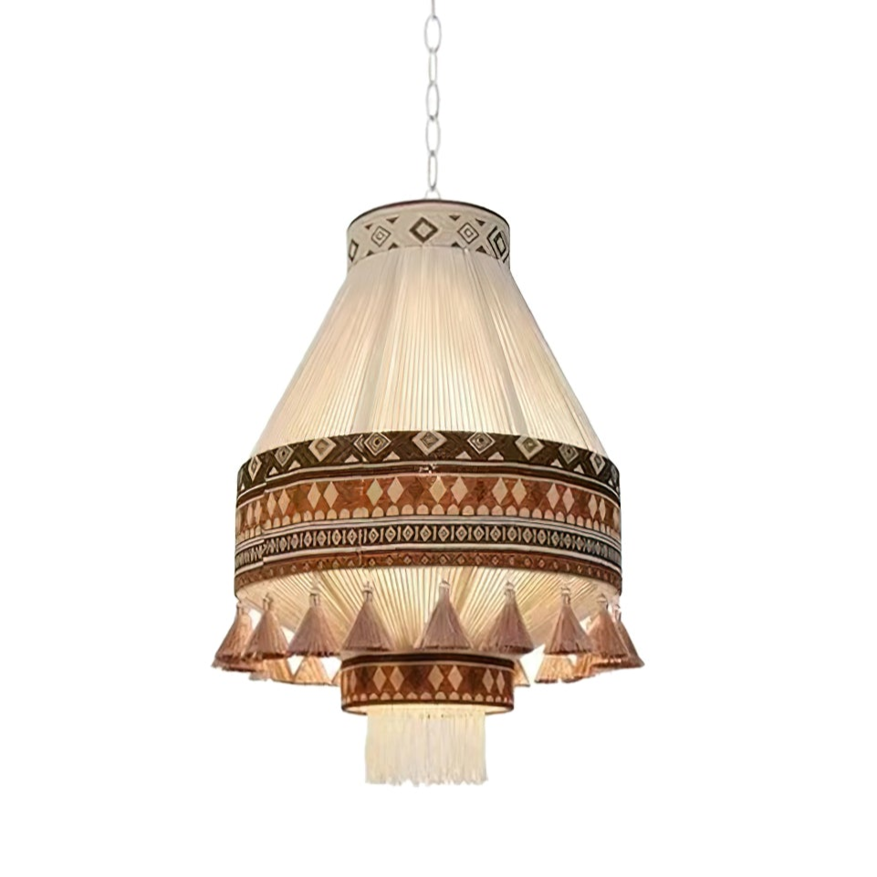 Bohemian Fringe Pendant Light