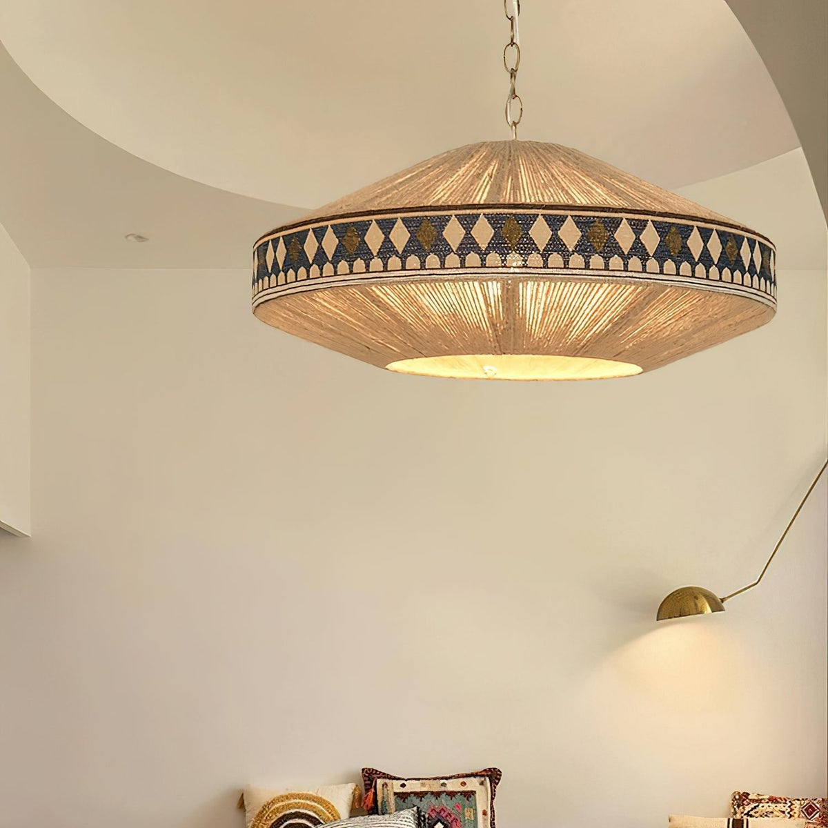 Bohemian Fringe Pendant Light