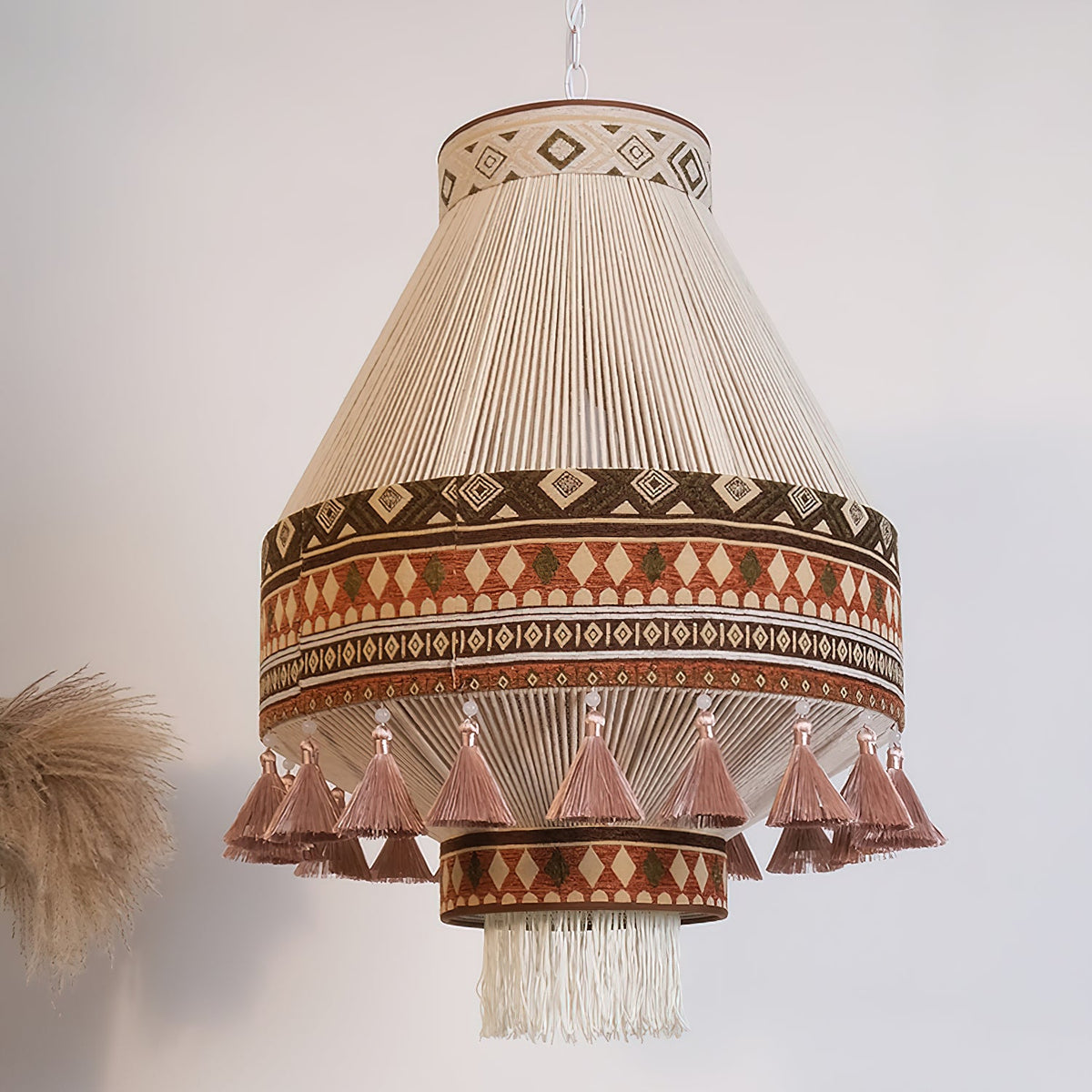 Bohemian Fringe Pendant Light