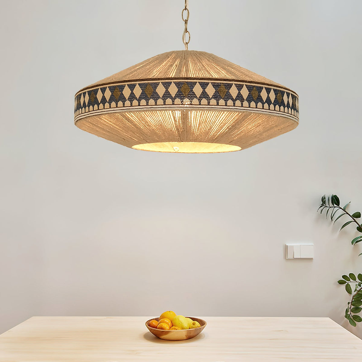 Bohemian Fringe Pendant Light