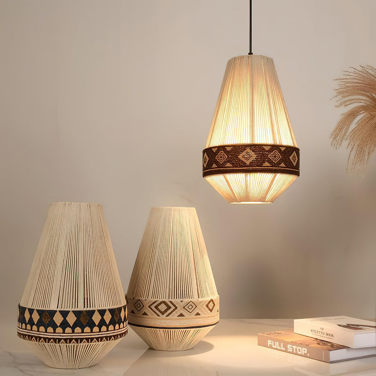 Bohemian Fringe Pendant Light