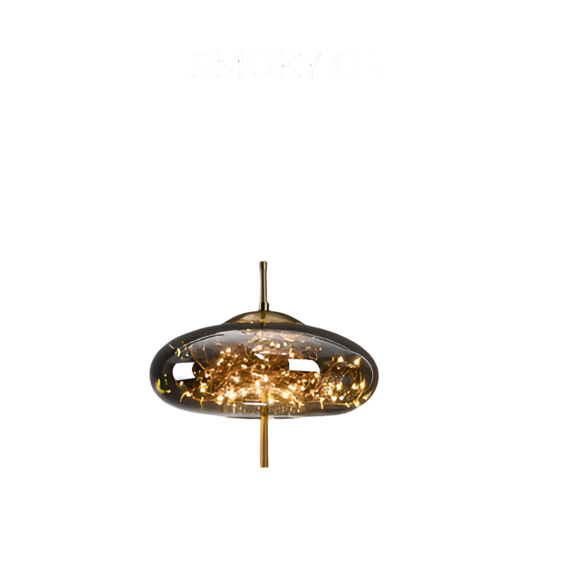 Essence Brown Glass Pendant Light