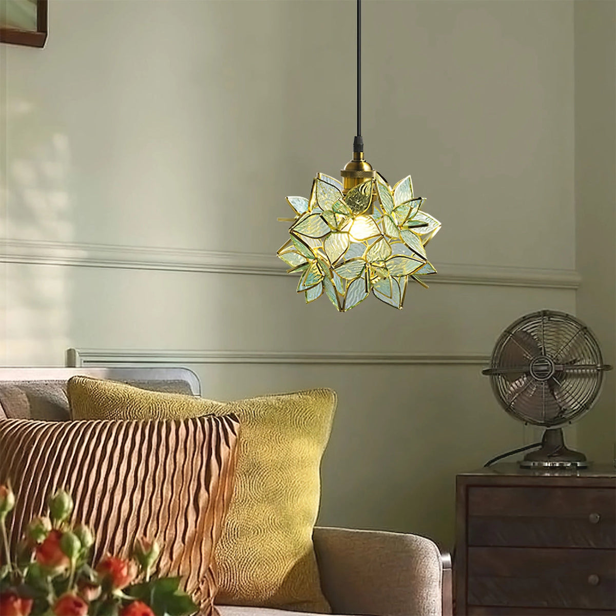 Capiz Pendant Light