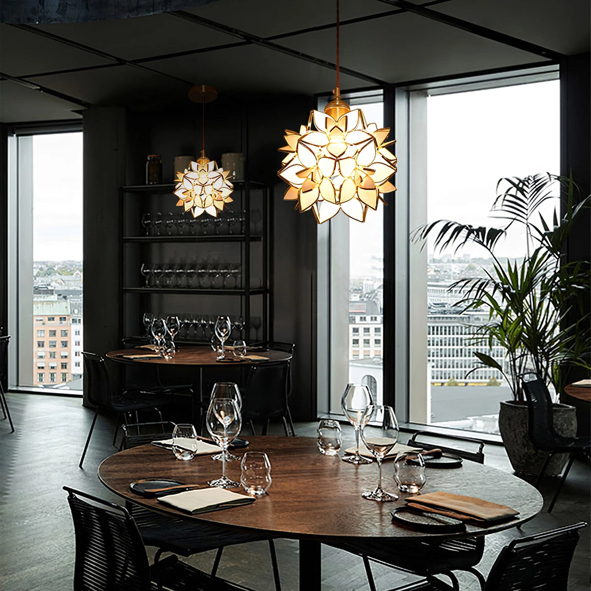 Capiz Pendant Light