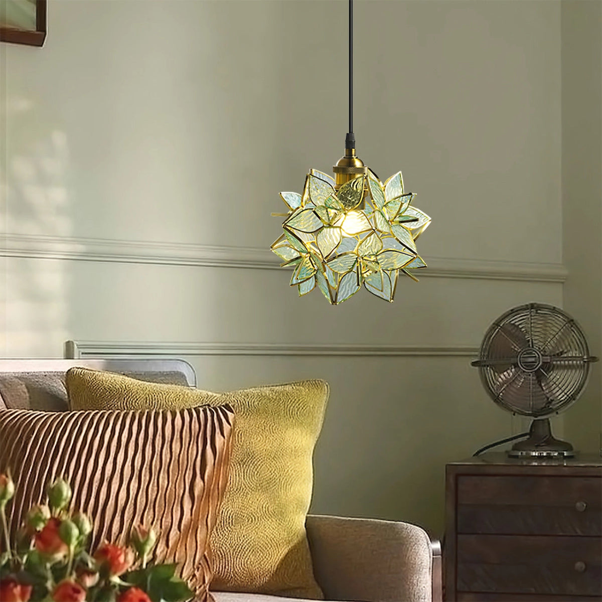 Capiz Pendant Light