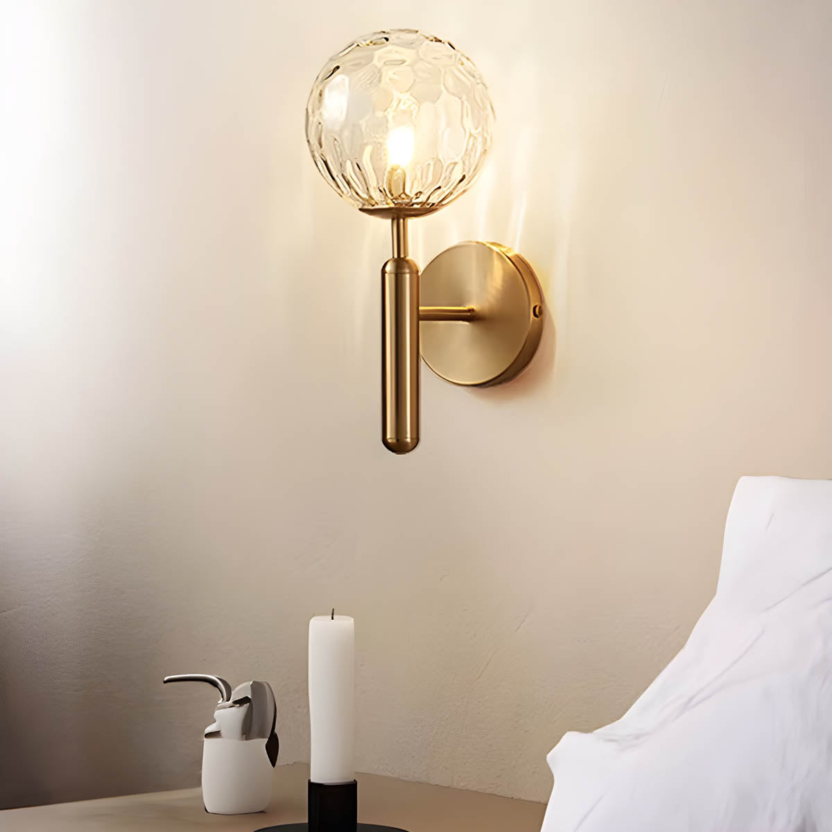 Clair Glass Wall Light