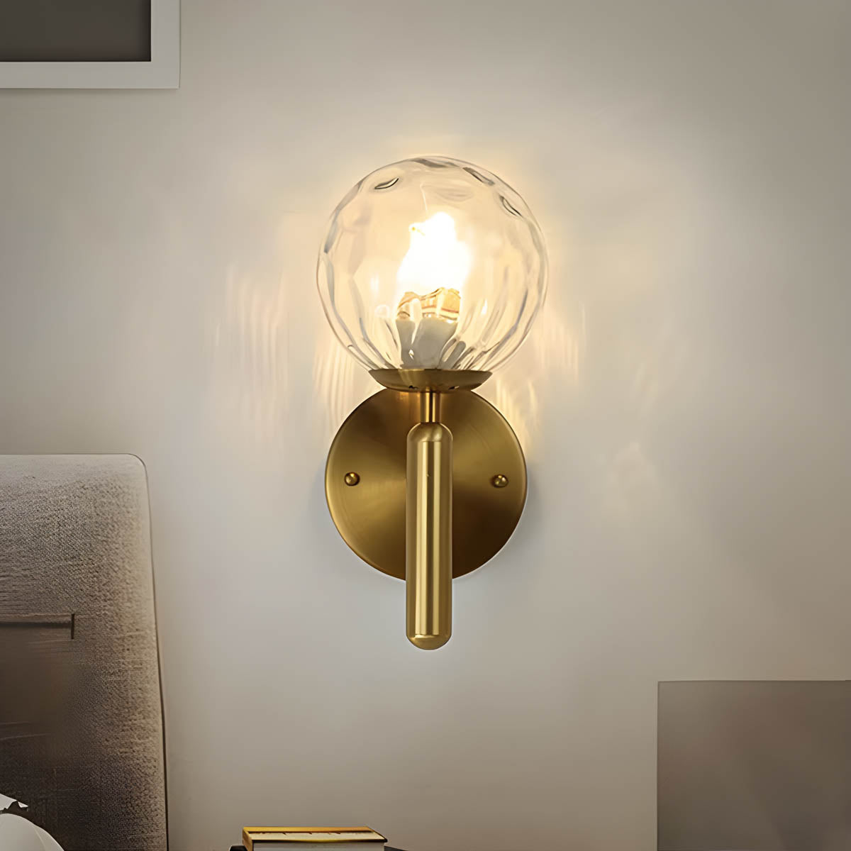Clair Glass Wall Light