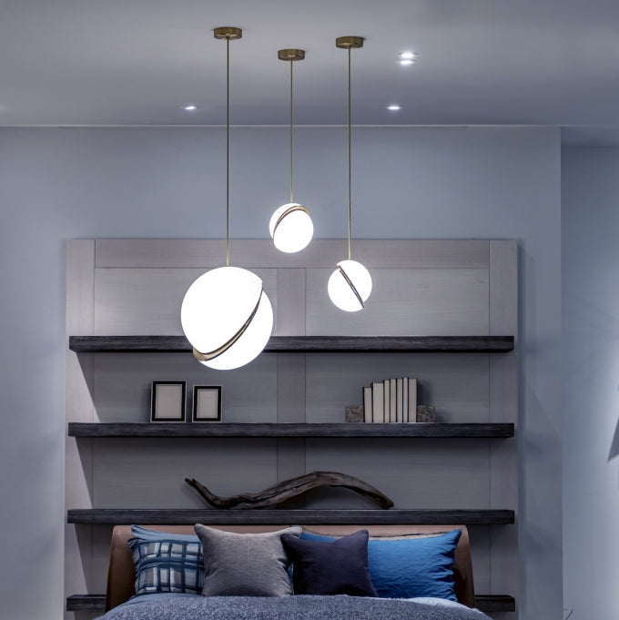 Crescent Moon Pendant Light