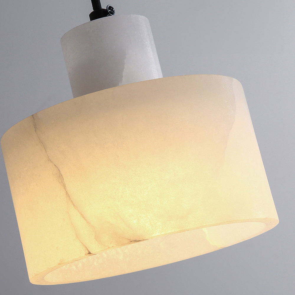 Scandinavian White Marble Pendant