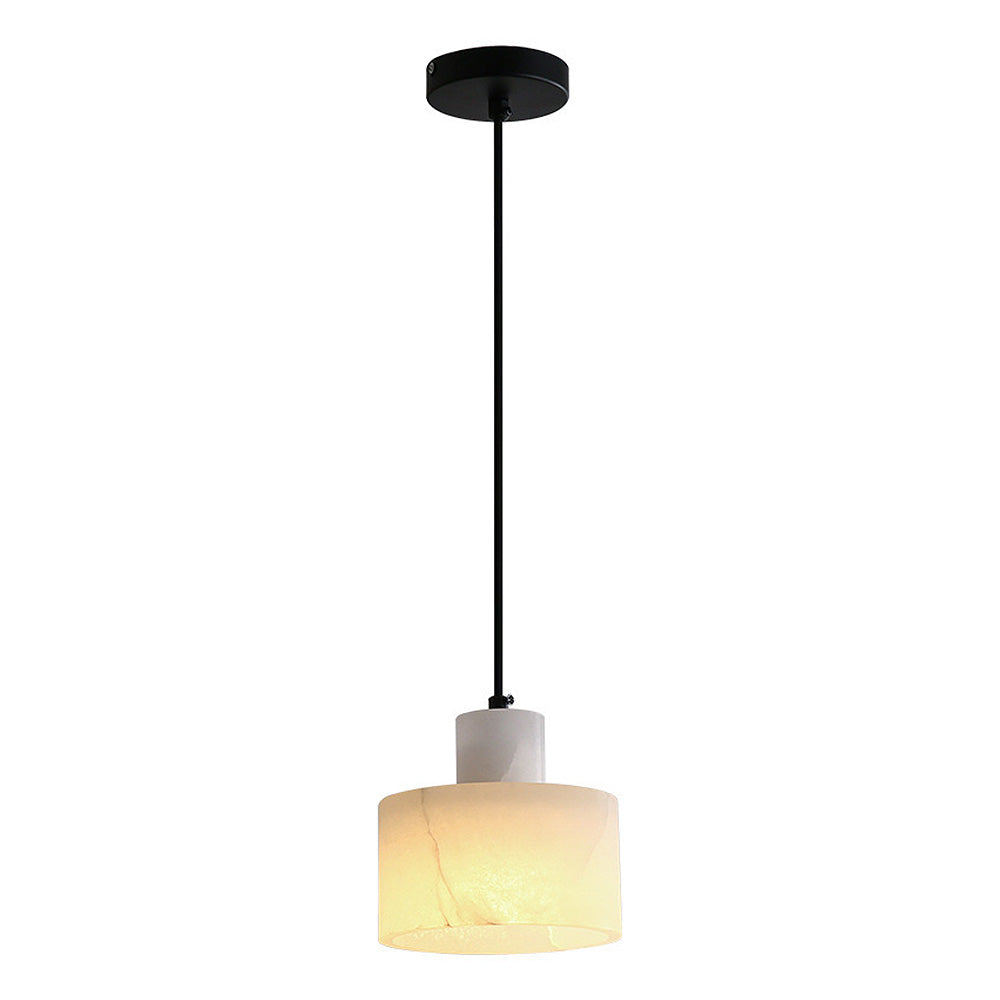 Scandinavian White Marble Pendant