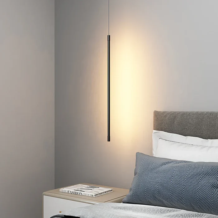 Minimalist Long LED Pendant Light