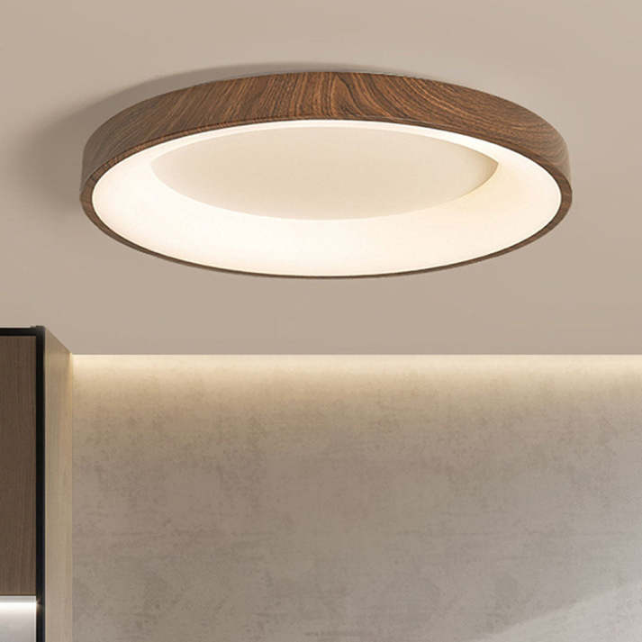 Natural Wood Ceiling Light