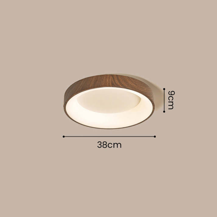 Natural Wood Ceiling Light