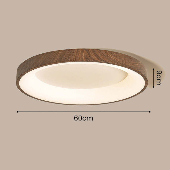 Natural Wood Ceiling Light
