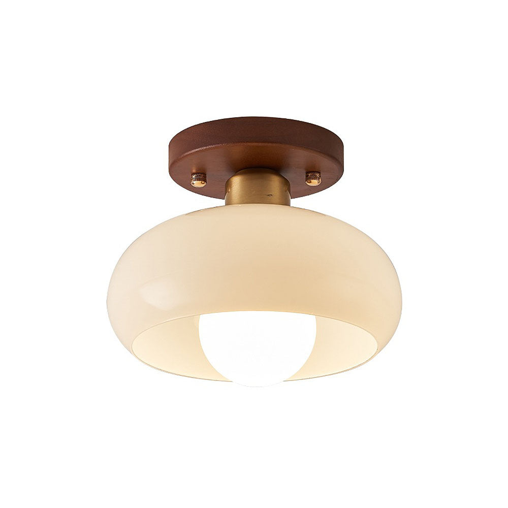 Vintage White Hallway Ceiling Light