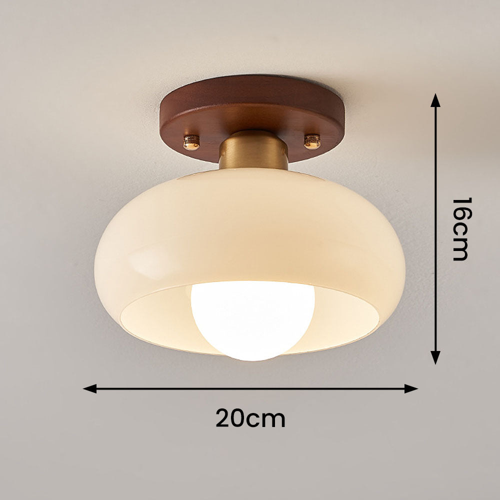 Vintage White Hallway Ceiling Light