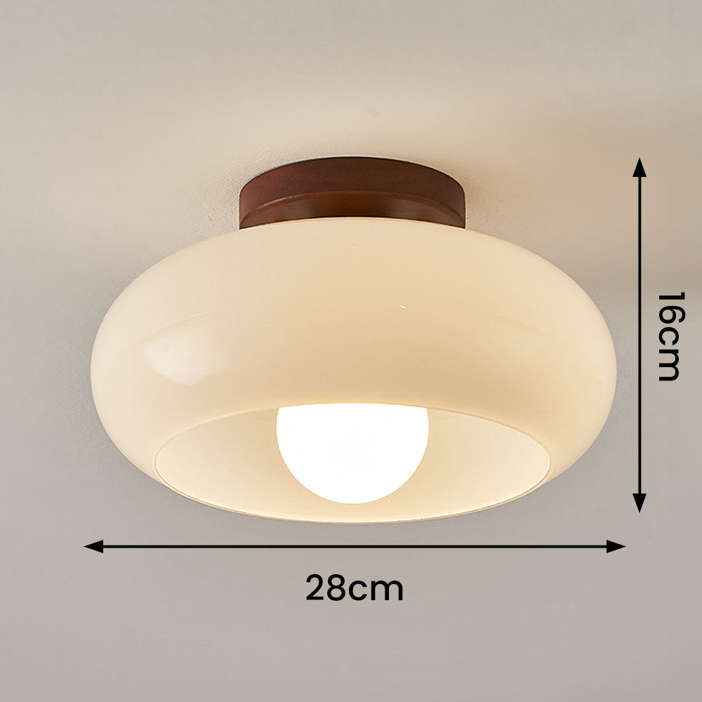 Vintage White Hallway Ceiling Light
