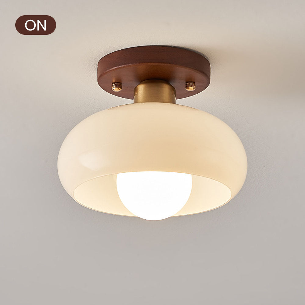 Vintage White Hallway Ceiling Light