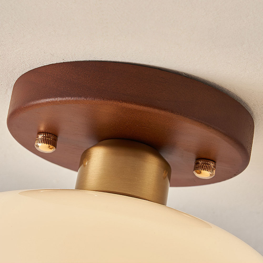 Vintage White Hallway Ceiling Light