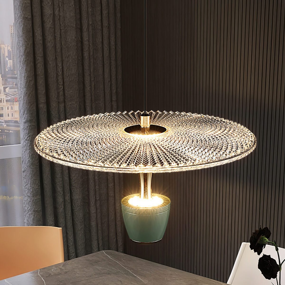 Modern LED Disc Pendant Light