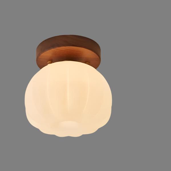 Pumpkin Flush Ceiling Light