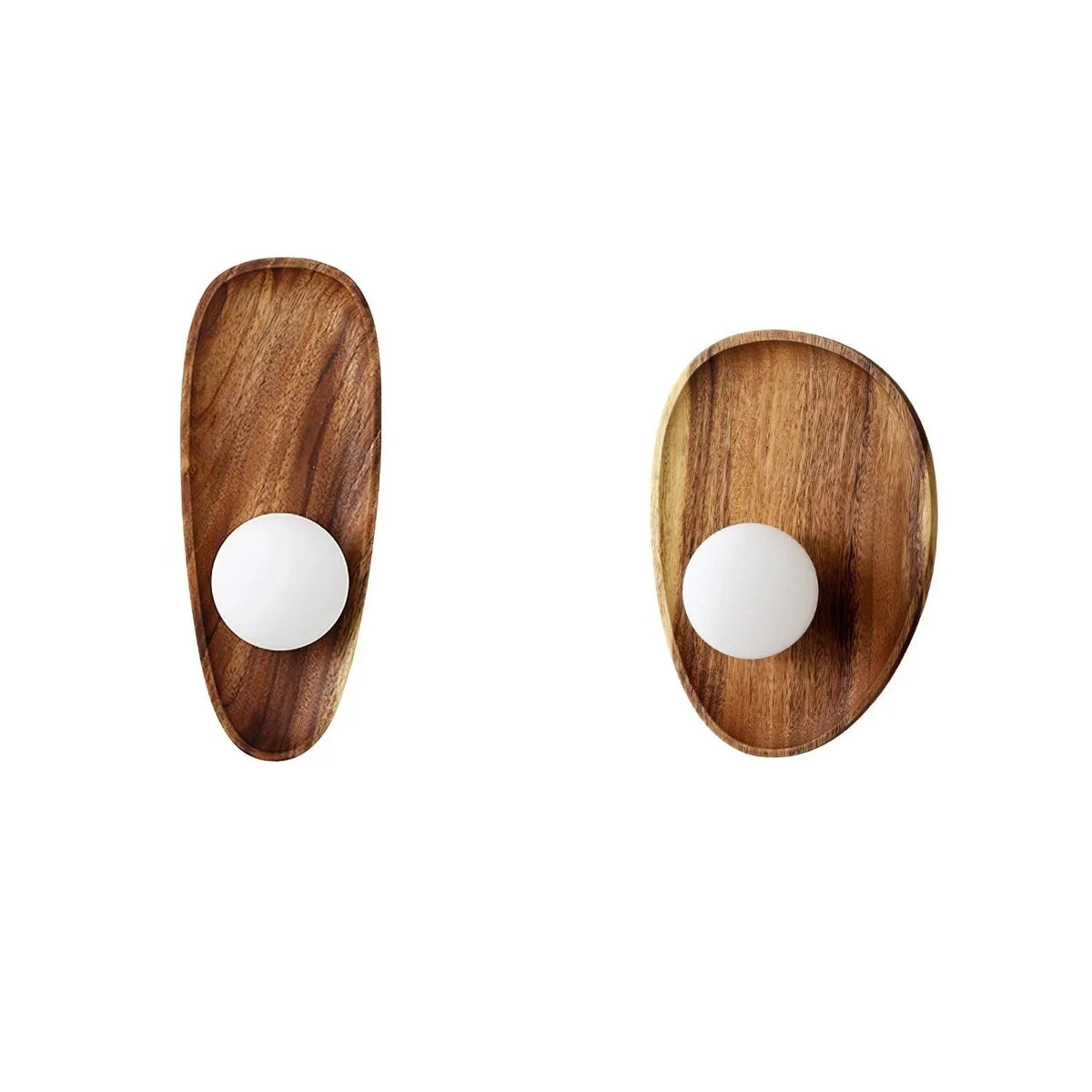 Natural Wood Wall Light