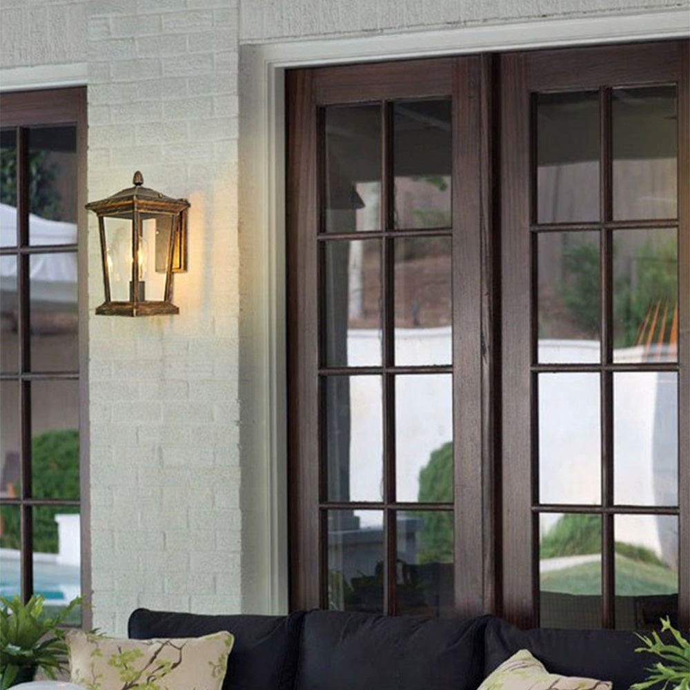Farmhouse Glass Outdoor Wall Light