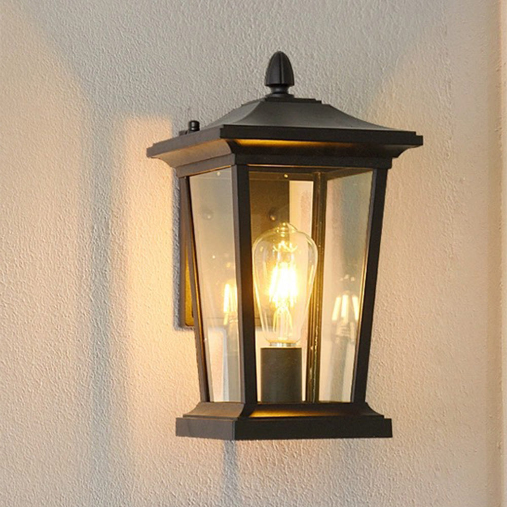 Farmhouse Glass Outdoor Wall Light