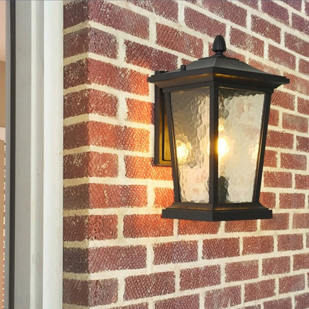 Farmhouse Glass Outdoor Wall Light