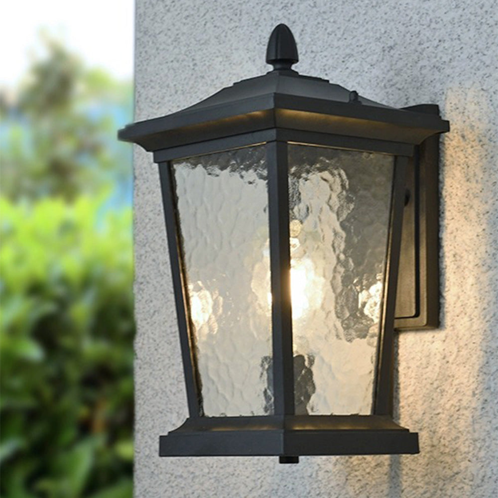 Farmhouse Glass Outdoor Wall Light
