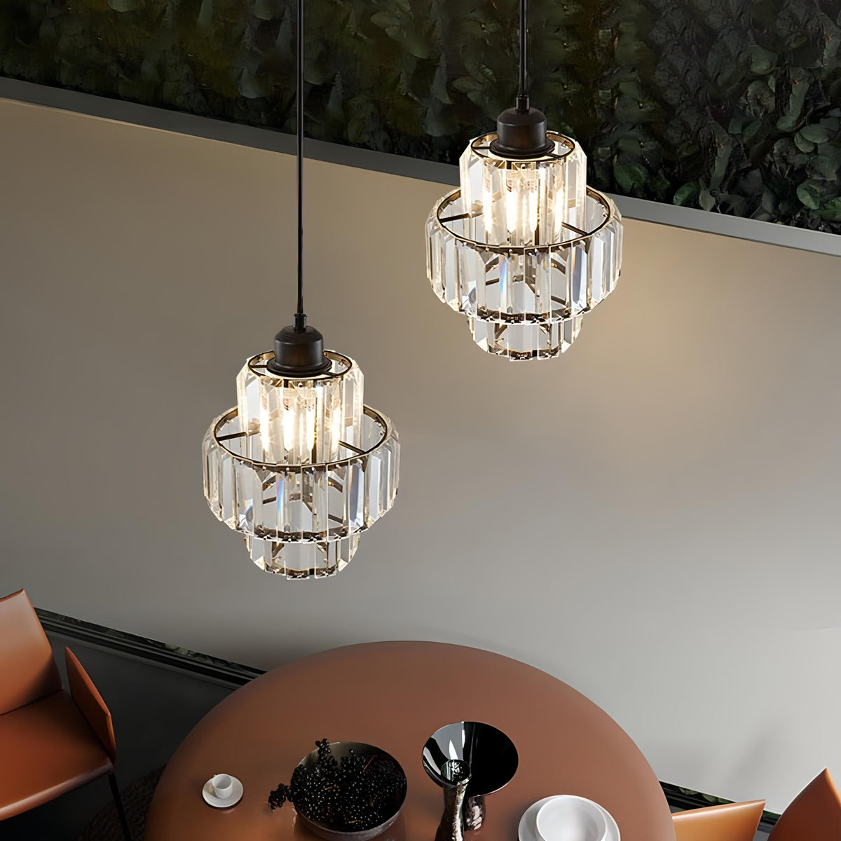 Fernando Tiered Crystal Pendant