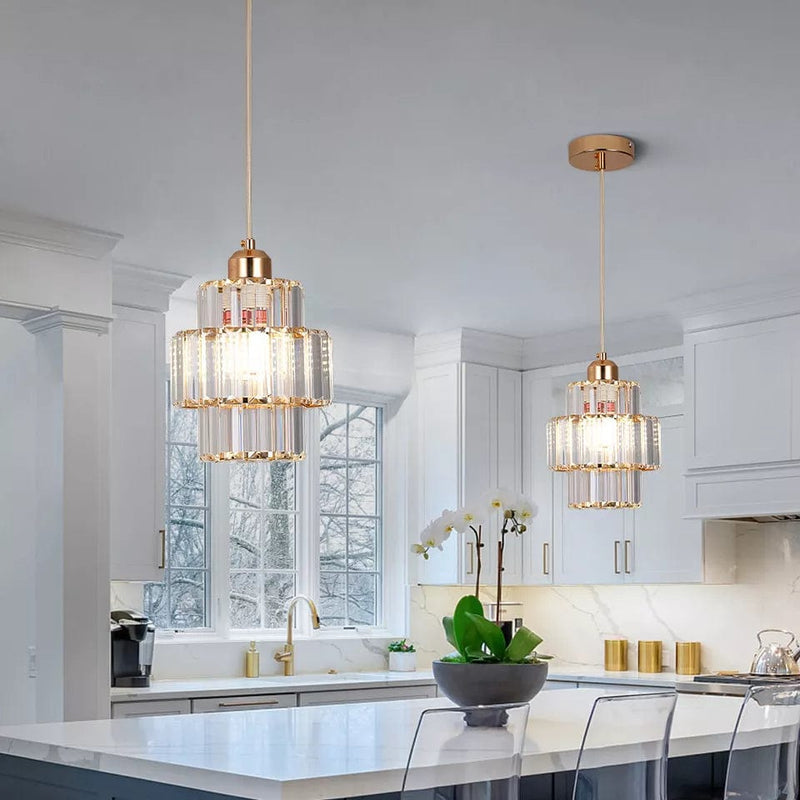 Fernando Tiered Crystal Pendant