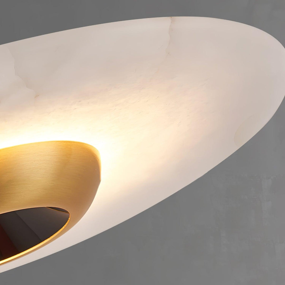 Flying Saucer Marble Pendant Light