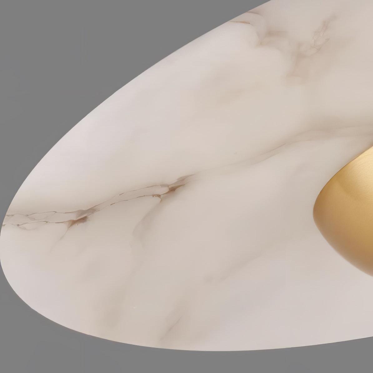 Flying Saucer Marble Pendant Light