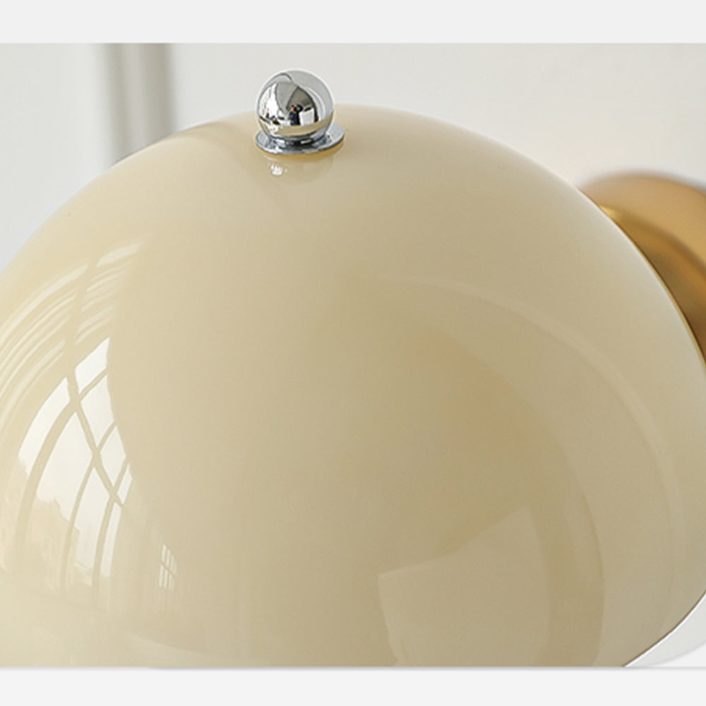 Cream Mushroom Wall Light