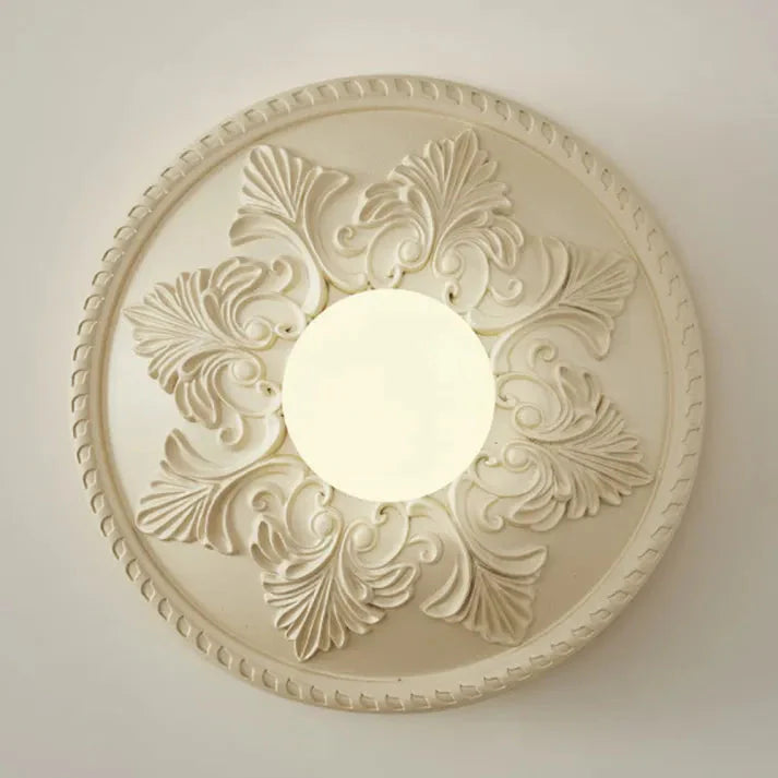 Modern Latte Resin Wall Light
