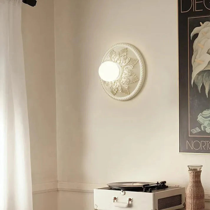 Modern Latte Resin Wall Light