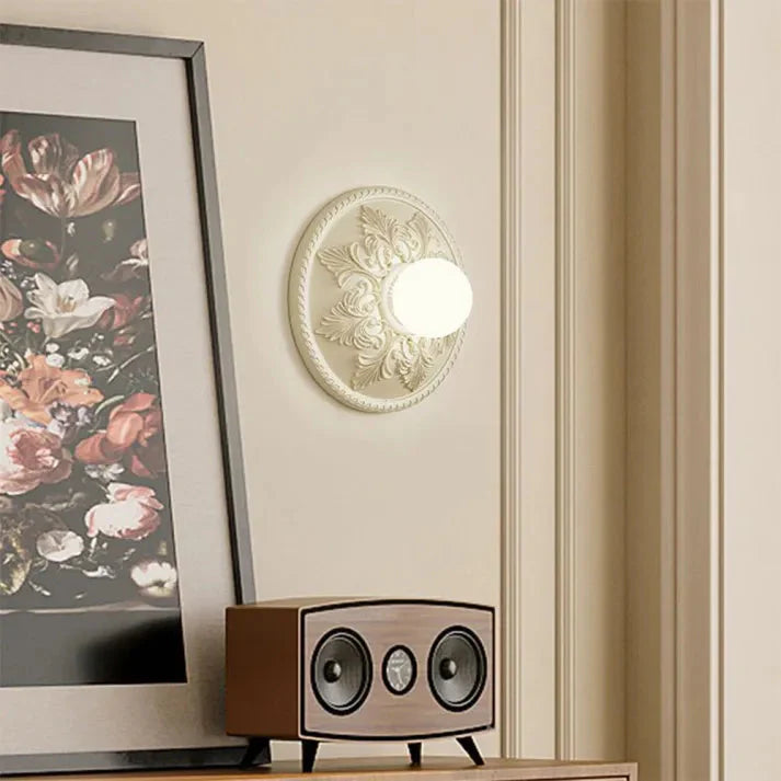 Modern Latte Resin Wall Light
