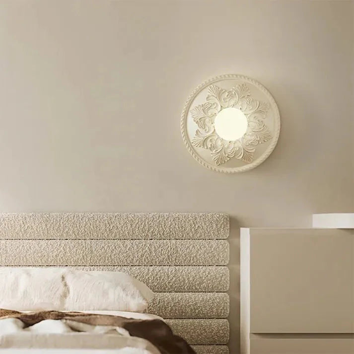 Modern Latte Resin Wall Light