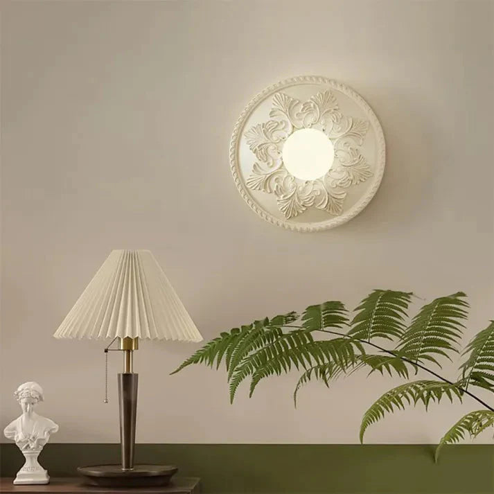 Modern Latte Resin Wall Light