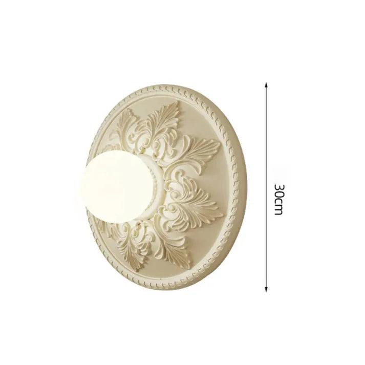 Modern Latte Resin Wall Light