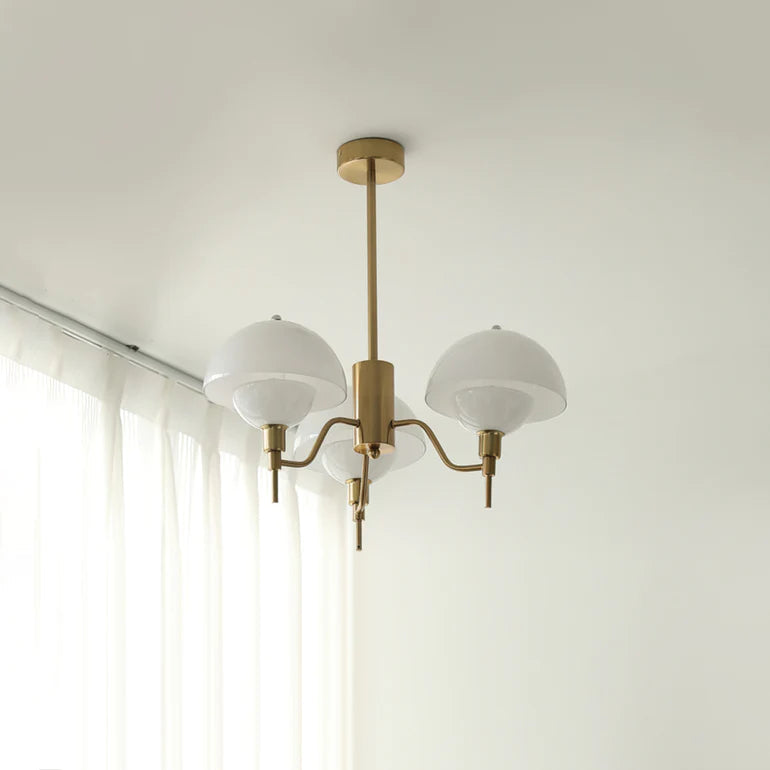 French Bubble Cream Chandelier