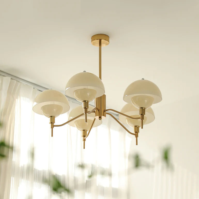 French Bubble Cream Chandelier